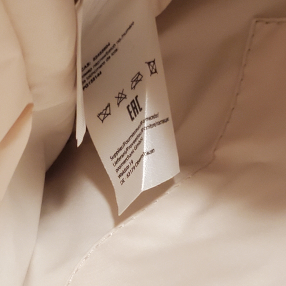 Lacoste Women's Cream and Light Blue Tote - Picture 11 of 11